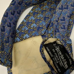 T.M. Lewin silk tie - hand made in England